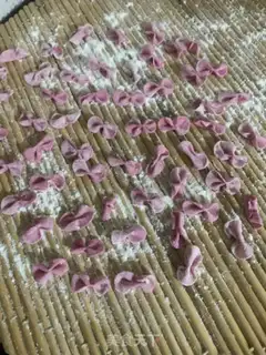 Make Butterfly noodles step 4