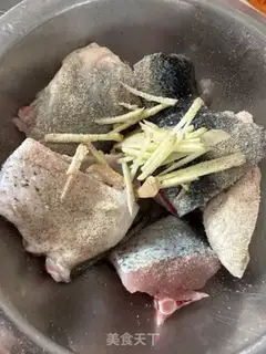 Make Squid head tofu step 1