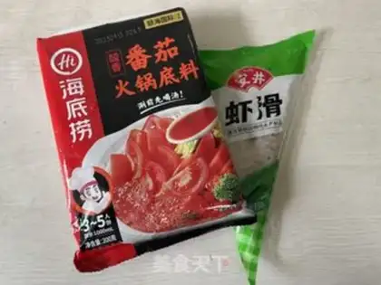 Make Tomato fan shrimp step 2