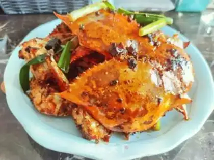 Make Spicy Fried crabs step 14