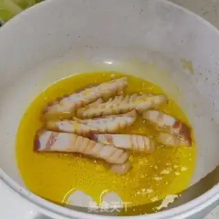 Make Cucumber bacon step 1