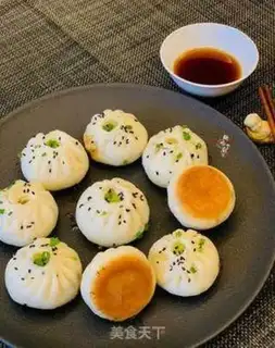 Make Meat buns step 17