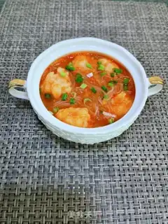 Make Tomato fan shrimp step 13