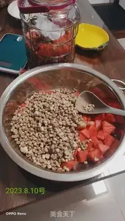 Make Pyramid and watermelon beans step 0