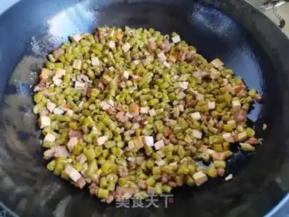 Make Meat and soybeans step 5
