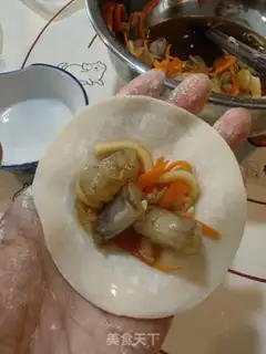 Make Shrimp vegetable dumplings step 22