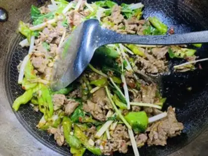 Make Celery beef step 12