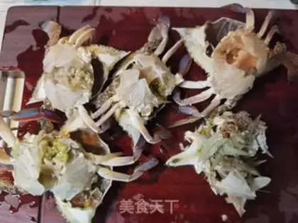 Make Curry and crab step 1