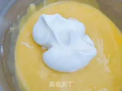 Make Mango box cake step 1