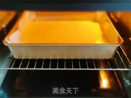 Make Mango box cake step 3