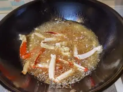 Make Curry and crab step 5