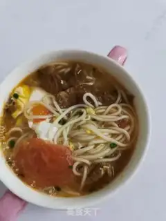 Make Tomato eggs, skinny noodles step 10