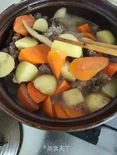 Make Cream carrot beef step 9