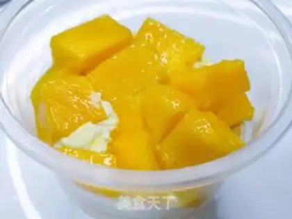 Make Mango box cake step 8