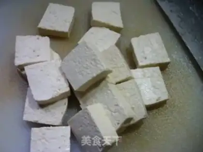 Make Onions burning wood tofu step 3