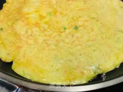 Make Vegetable eggcake step 7