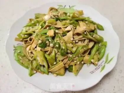 Make Autumn fried tofu step 4