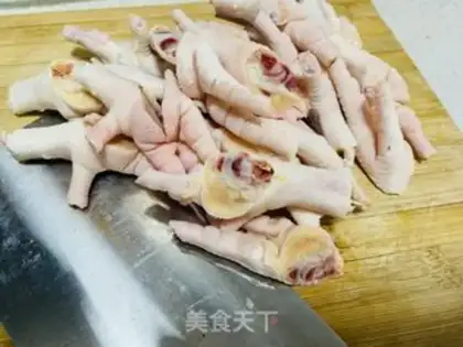 Make Lemon chicken claws step 1