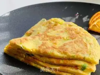Make Vegetable eggcake step 8