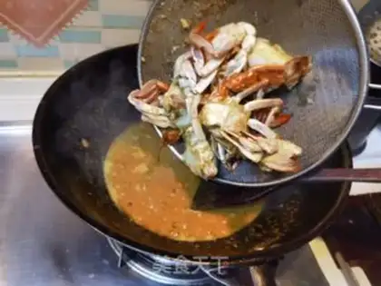Make Curry and crab step 14
