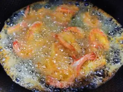 Make Garlic shrimp step 2