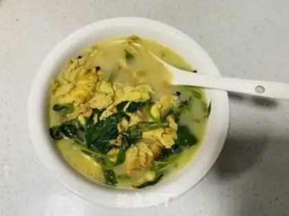 Make Blanche egg soup step 13