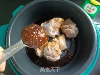 Make A gel sauce meat step 4