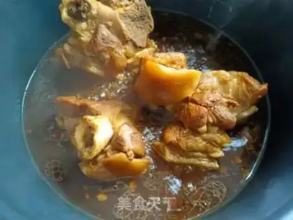 Make A gel sauce meat step 7