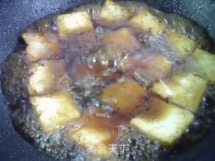 Make Onions burning wood tofu step 9