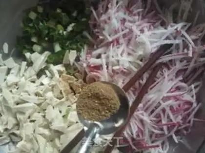 Make Tofu rolls step 1