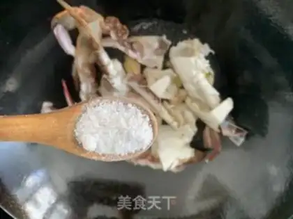 Make Fried crabs step 6