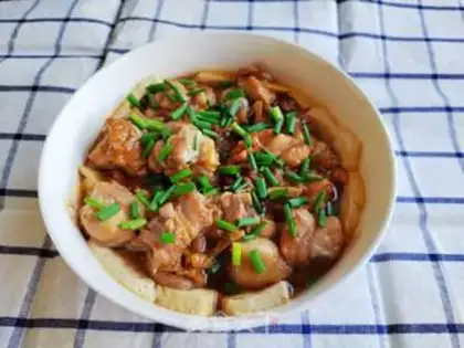 Make Tofu steamed chicken legs step 7