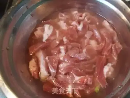 Make Twin pepper fried meat step 6