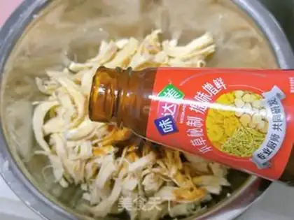 Make Fry chicken silk step 1