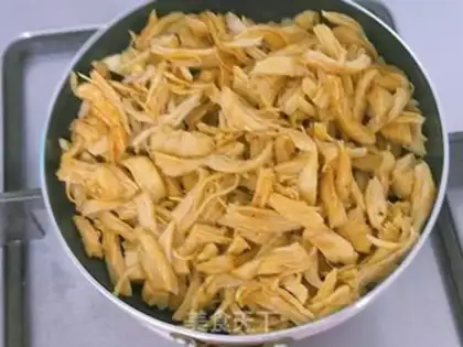 Make Fry chicken silk step 3