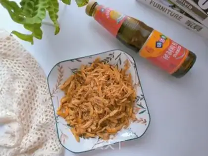 Make Fry chicken silk step 5