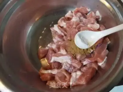 Make Twin pepper fried meat step 12