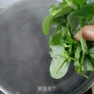 Make Duck veggie shrimp step 1