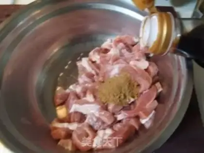 Make Twin pepper fried meat step 13