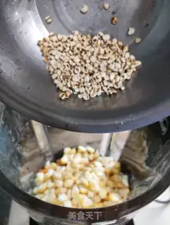 Make Pumpkin corn rice step 5