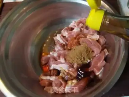 Make Twin pepper fried meat step 14