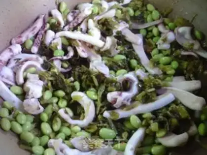 Make The pickle beans are fired step 7