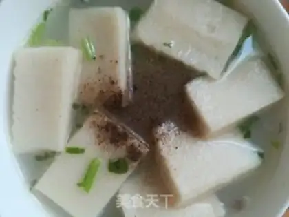 Make Squirt soup. Tofu step 6