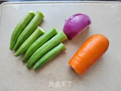 Make Carrot onions step 0