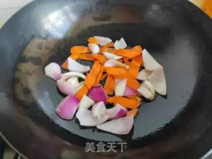 Make Carrot onions step 2
