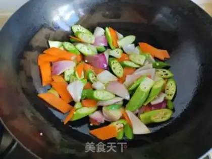Make Carrot onions step 3