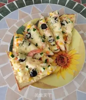 Make Breakfast bread pizza step 9