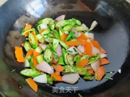 Make Carrot onions step 4
