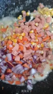 Make Egg fried rice step 2