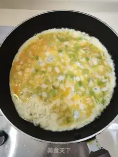 Make Onion fried eggs step 5